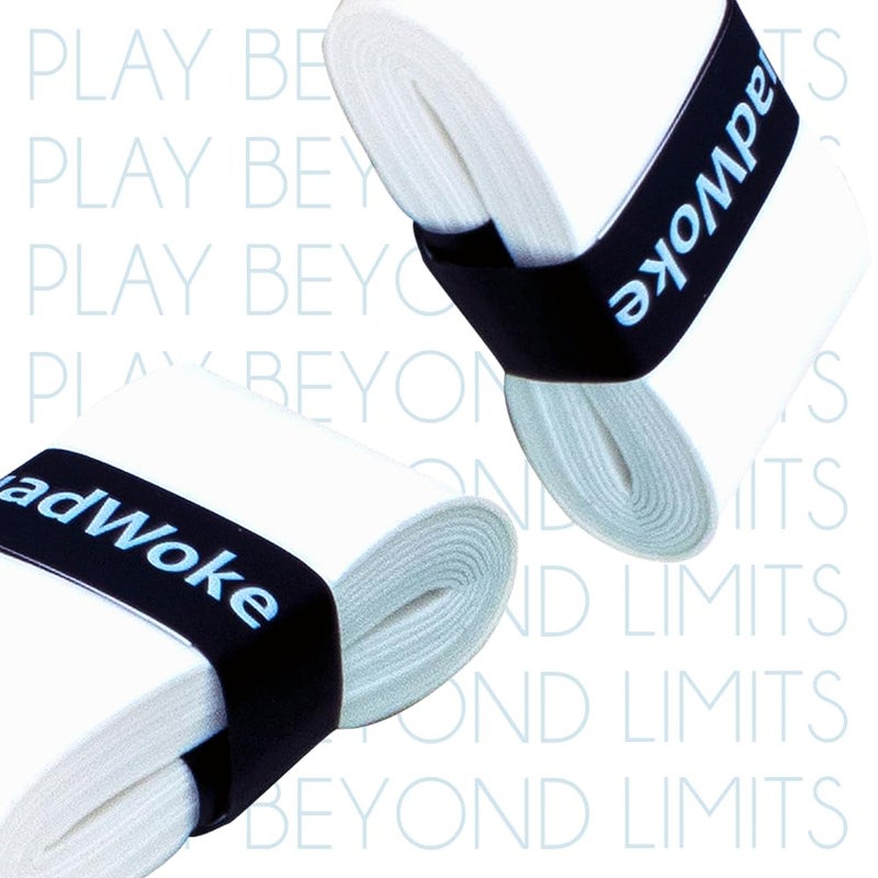 QuadWoke Pickleball Paddle Grip for Pickleball Paddle | Overgrips for Pickleball & Padel | Protective Film| Superior Sweat Absorption | Pack of 2 (White) | Grip for Pickleball Paddle - Image 2