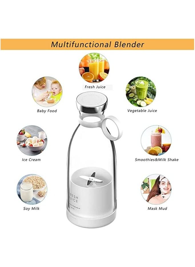 Arabest - Personal Size Blender, Portable Blender, Battery Powered USB Blender (White) - Image 1