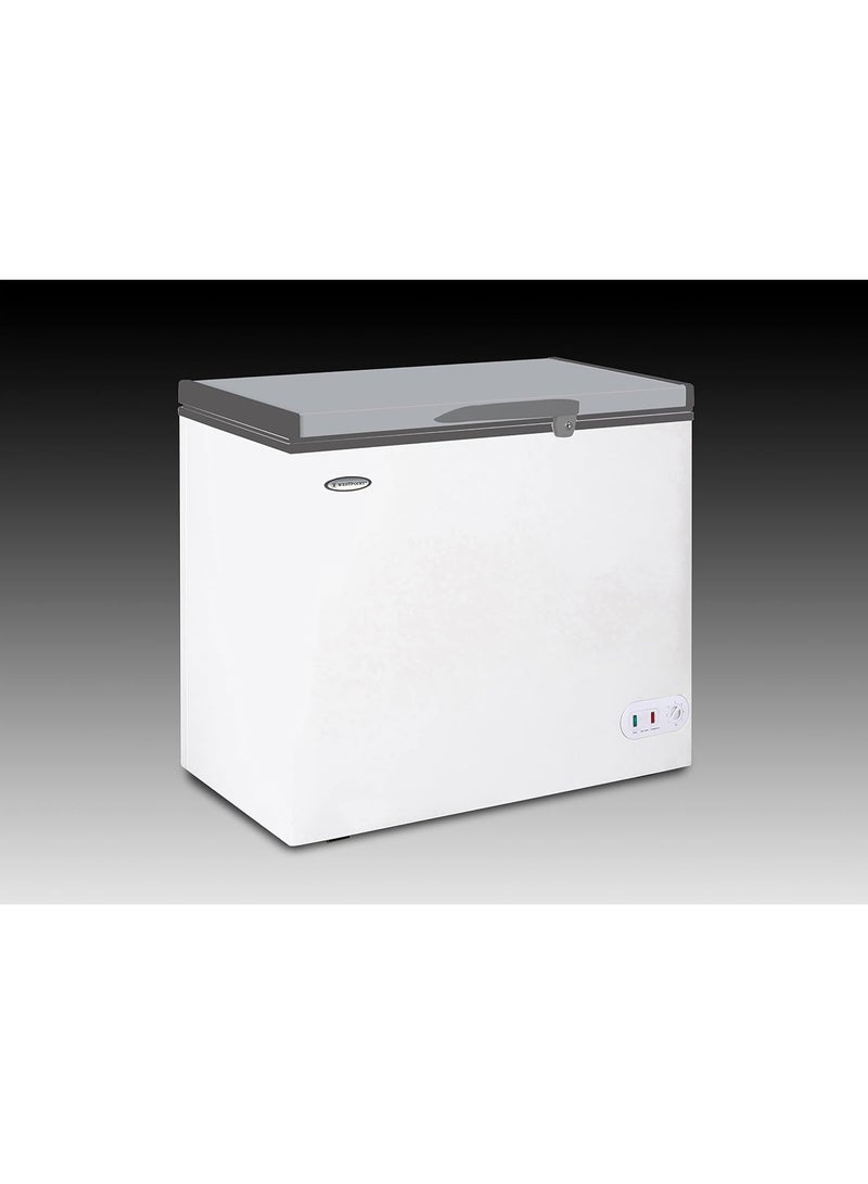 Westpoint, 435 Liters Chest Freezer, Built in Condenser, LED Light, Lock & Key, White PCM Inner Liner, One Year Service Warranty, White, WBXN-5519EGL 240 W WBXN-5519EGL white - Image 1