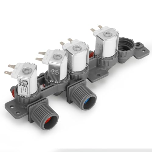 Drkerr AJU75152602 Washer Inlet Valve Assembly Compatible with lg WT7405CW WT7305CV WT7305CW WT7150CW WT7300CW WT7900HBA WT7800CW WT7300CV WT7100CW, Replaces: 5221EA1008S, PD00060681 - Image 1