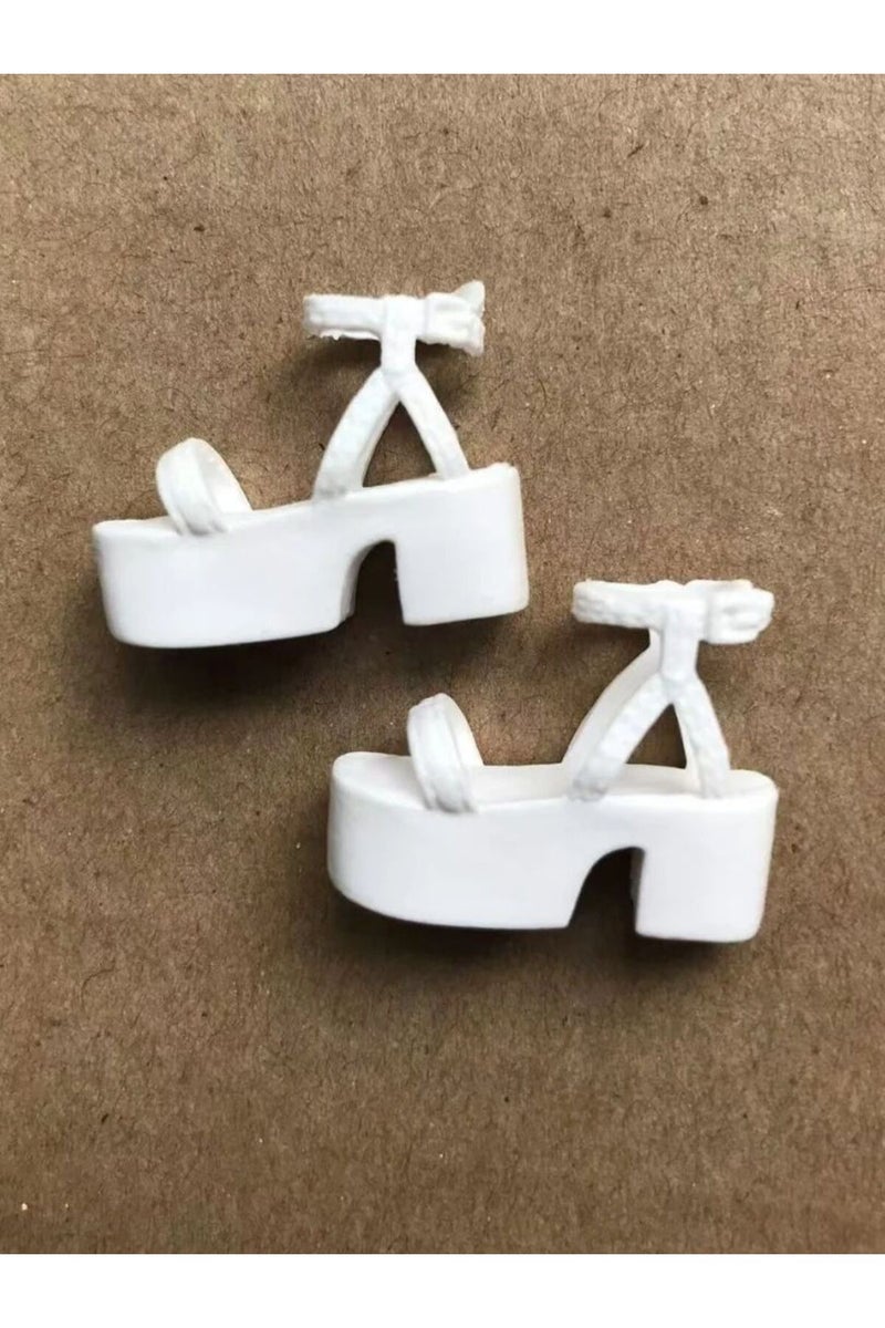 One Size NO.1 Doll Colorful Shoes Sandals Boots DIY Doll Dressing Accessories White Blue Black Green