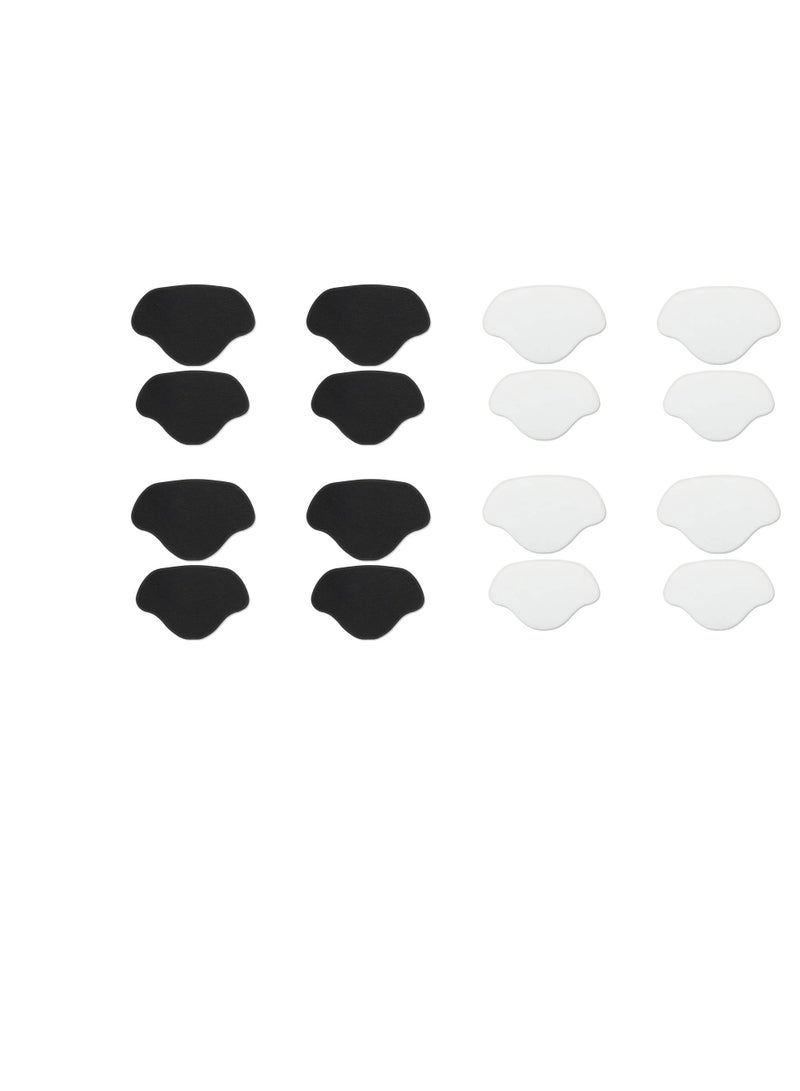 SYOSI Shoe Heel Repair Patch Kit,  Shoe Sneaker Hole Repair Patch Self-Adhesive Shoe Heel Wear Hole Prevention Patch Insert for Most Types of Shoes and Seats, Large and Small (8 Pairs) - Image 1