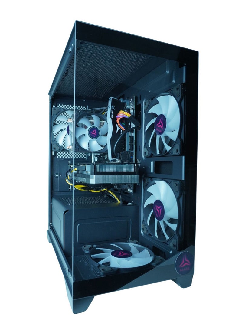 قلاعب Gaming PC With Core i5-13400F Processor/16GB RAM DDR5/1TB SSD 8GB Nivida GeForce RTX 3050 Graphics/Windows 10 Pro/ Black - Image 2