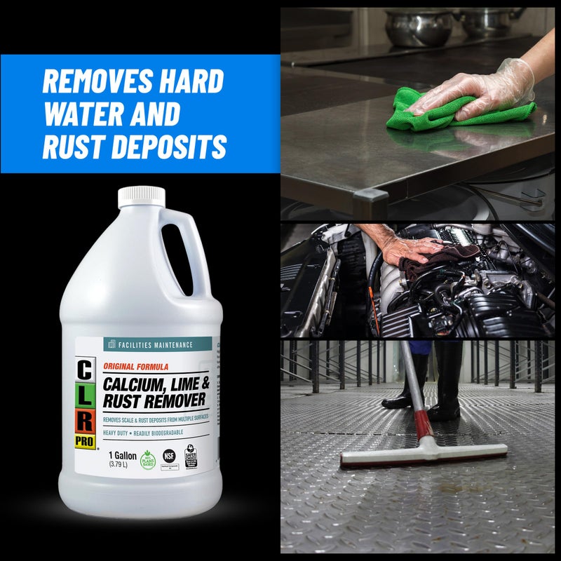 CLR PRO مزيل الكالسيوم والليمون والصدأ، زجاجة سعة 1 جالون - Image 2