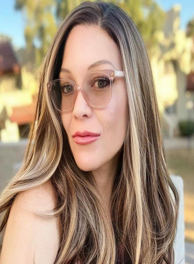 IMSTYLE 13x4 Synthetic Lace Front Aneisa Sunkiss Brown and Blonde Highlight Free Part Lace Front Synthetic Natural Hairline Long Wavy 24 Inches Wig (Aneisa Sunkiss Brown and Blonde) - Image 2