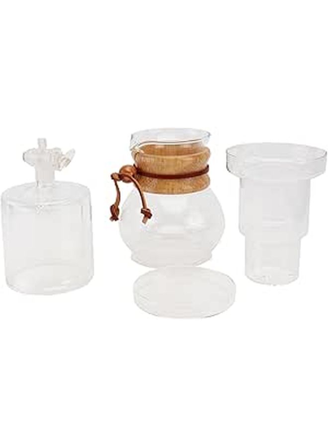 STOBAZA Glass Cold Brew Coffee Maker with Ice Drip Pot Home Set - Image 1
