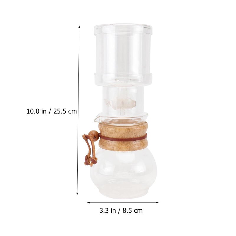 STOBAZA Glass Cold Brew Coffee Maker with Ice Drip Pot Home Set - Image 3