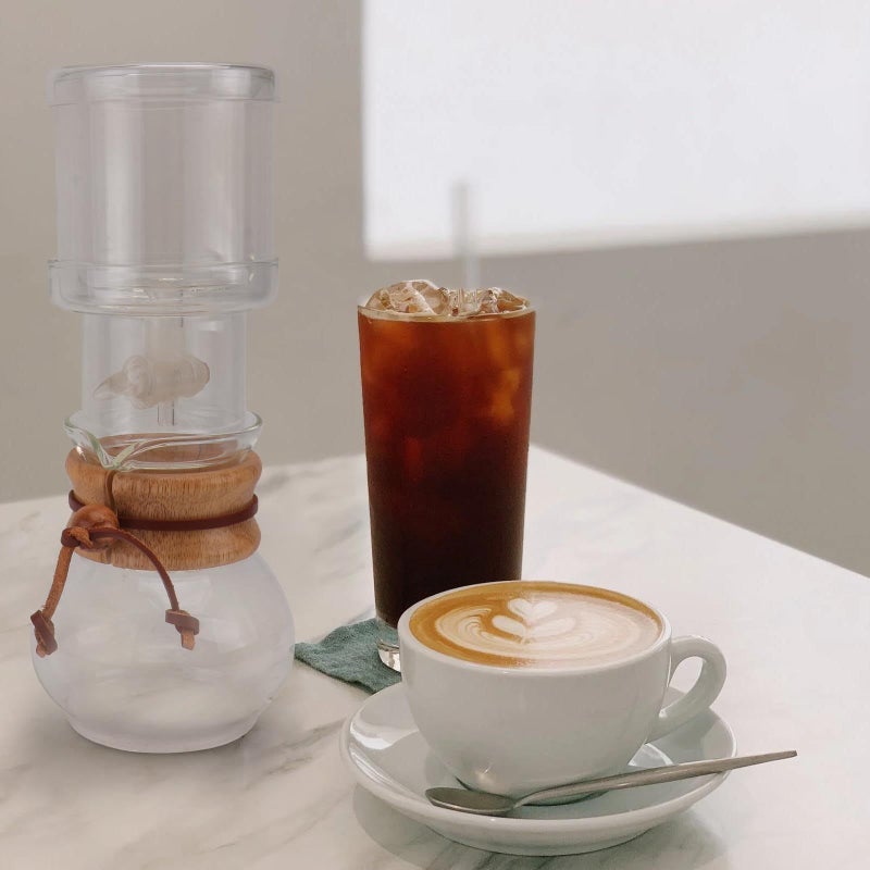 STOBAZA Glass Cold Brew Coffee Maker with Ice Drip Pot Home Set - Image 5