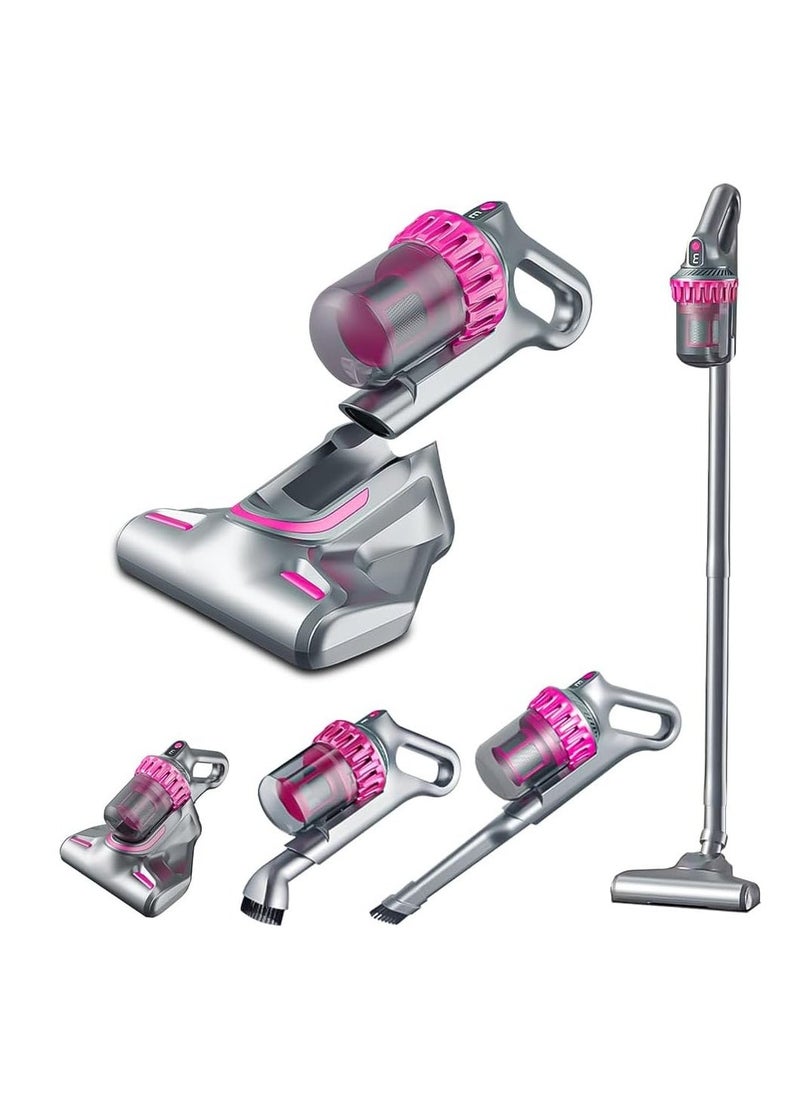 JAJEEK مكنسة كهربائية UV 3 في 1 ومزيل العث – قوة شفط قوية 10000Pa، سرعة قابلة للتعديل 3، شاشة LCD، مثالية لتنظيف المنزل والسيارة، متعددة الاستخدامات - Image 1