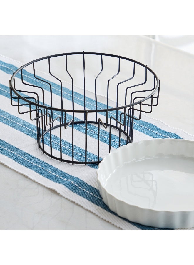 Home Box Muffin Server with Stand - White and Black - Image 3