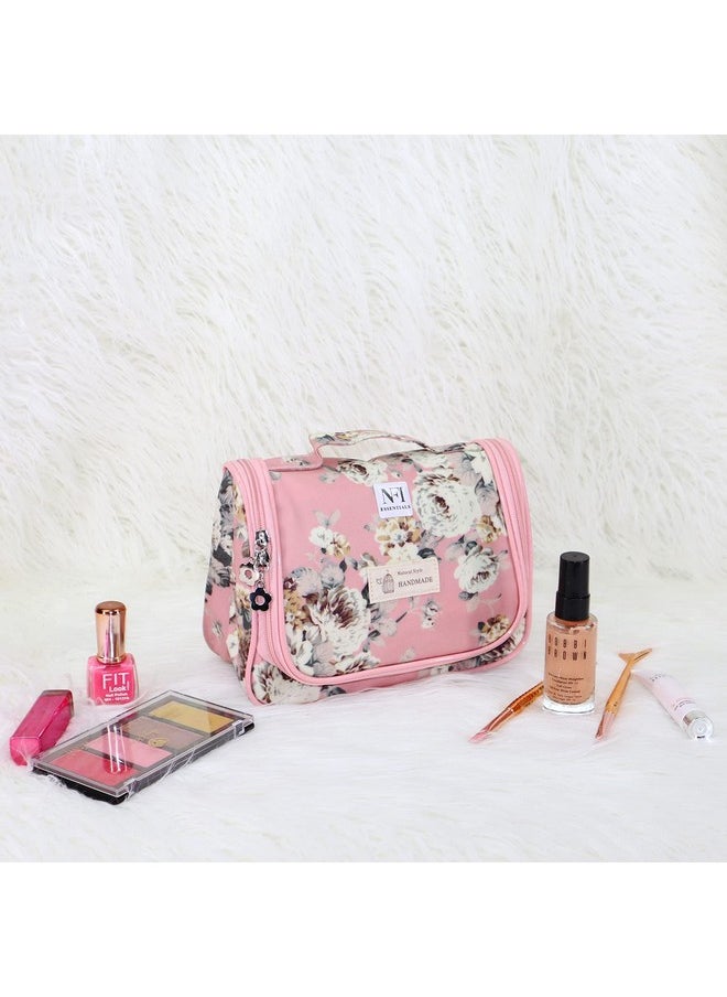 NFI essentials NFI essentials Set of 2 Multifunctional Cosmetic Bag with Hook for Travel, Make up Organiser Storage, Cosmetic Pouch, Vanity Bag for Ladies  - Image 3