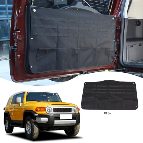 HAPPYHORSE FJ Cruiser 2007-2021 Tailgate Storage Bag, Black, 3-Compartment, Scratchproof, Car Trunk Organizer - Image 1