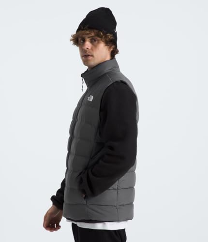THE NORTH FACE سترة عازلة للرجال من نورث فيس أكونكاجوا 3 مقاومة للرياح ومقاومة للماء 600 حشو من ريش الماء لون لؤلؤي مدخن كبير - Image 3