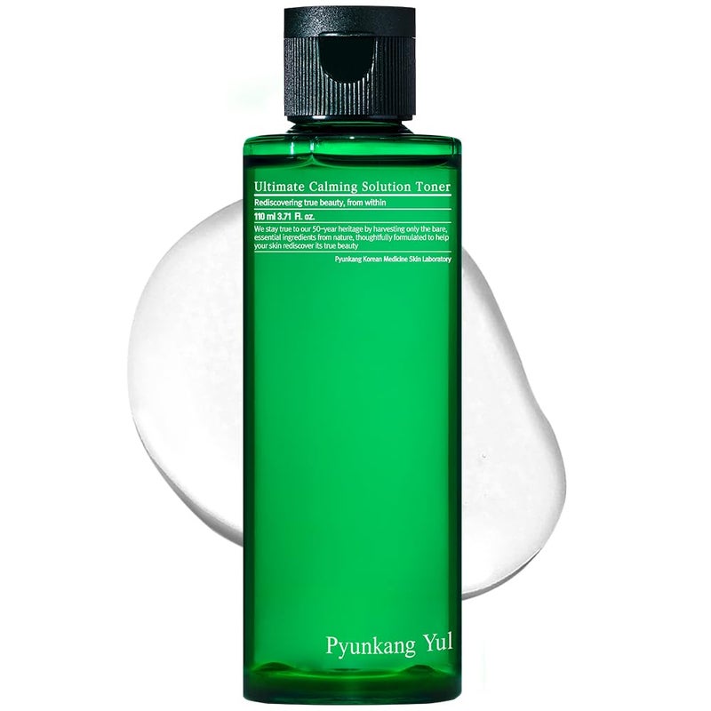 Pyunkang Yul [PKY] Pyunkang Yul Ultimate Calming Solution Toner with Honeysuckle Flower, Ceramides, Hyaluronic Acid, Centella Asiatica, for Moisturized, Nourishing, Sensitive, Tired Facial Skin 3.71fl.oz. - Image 1