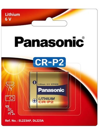 1-Piece Panasonic CR-P2 Lithium 6V Battery - pzsku/ZF31B1E8CE2F7F3E89B72Z/45/1744821365/80569801-7fdf-487a-a178-9a733e6a1ba1