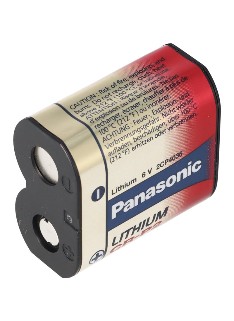 Panasonic - 1-Piece Panasonic CR-P2 Lithium 6V Battery - Image 1