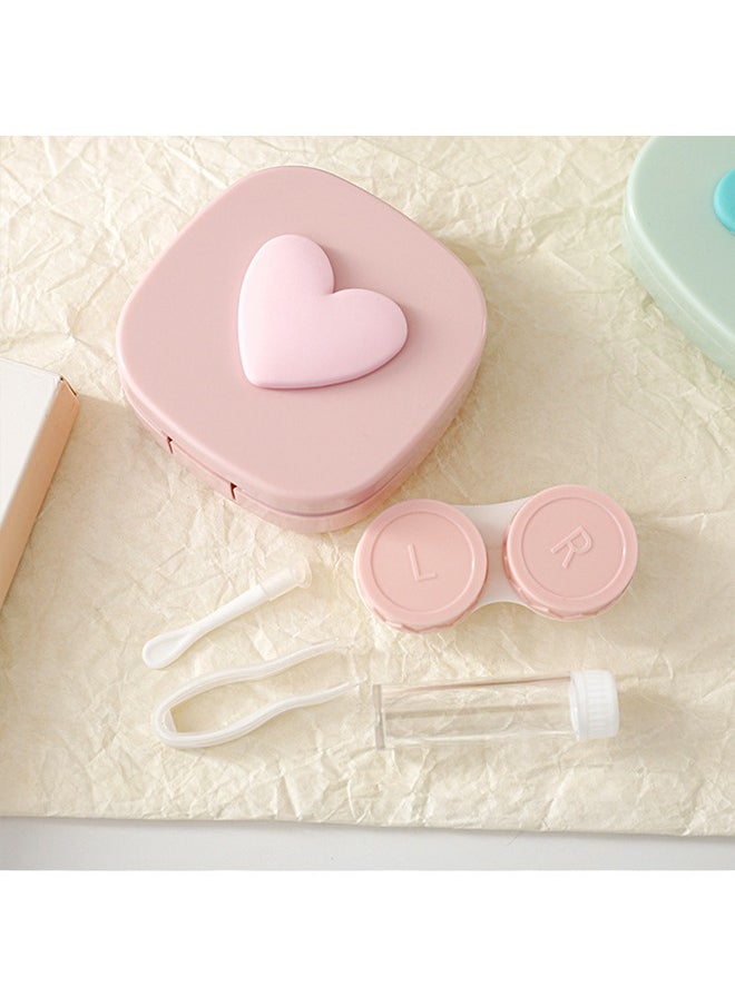 Generic Contact Lens Case With Mirror Container L And R Caps  - Image 5