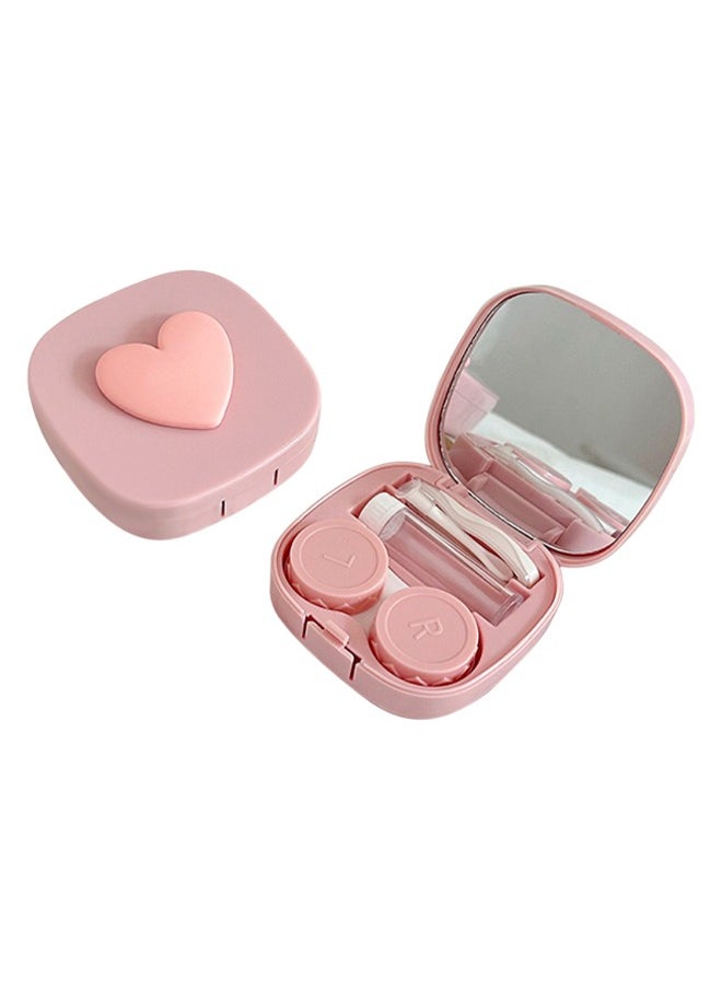 Generic Contact Lens Case With Mirror Container L And R Caps  - Image 1