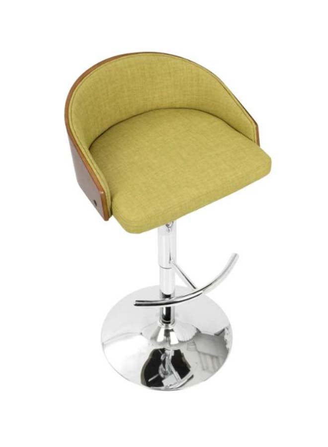 وبليك كرسي بار اخضر فاخر خشبي عصري مريح مودرن - Image 2