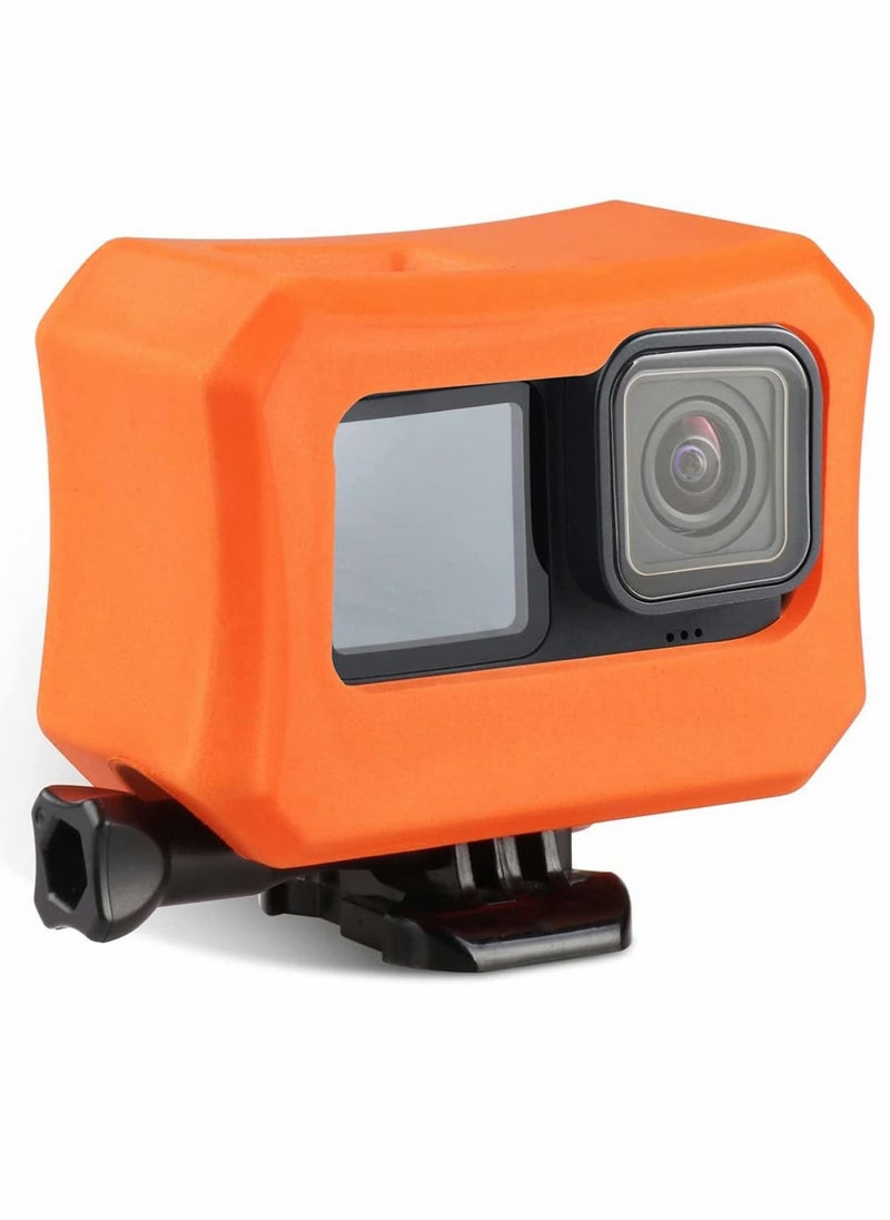 Excefore - Floaty Case for Hero 10/9 Black, Vitality Orange Floating Case with Long Screw, Float Buoyancy Cover Box - Image 1