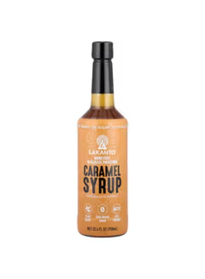 LAKANTO Caramel Syrup, 25.4 fl oz (750 ml) - Image 1