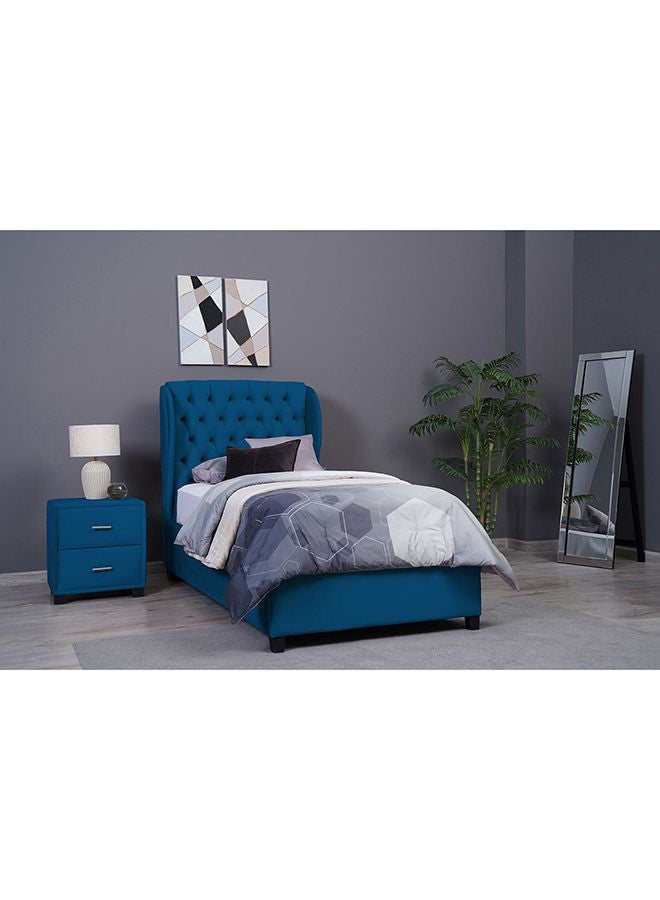 Pan Home Pluto Headboard Velvet Blue 120x125 cm  - Image 5