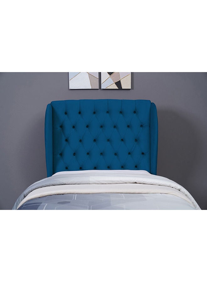 Pan Home Pluto Headboard Velvet Blue 120x125 cm  - Image 2