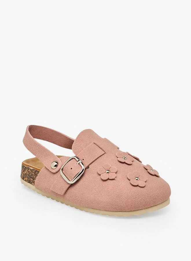 Flora Bella By Shoexpress Girls Floral Accent Sandals