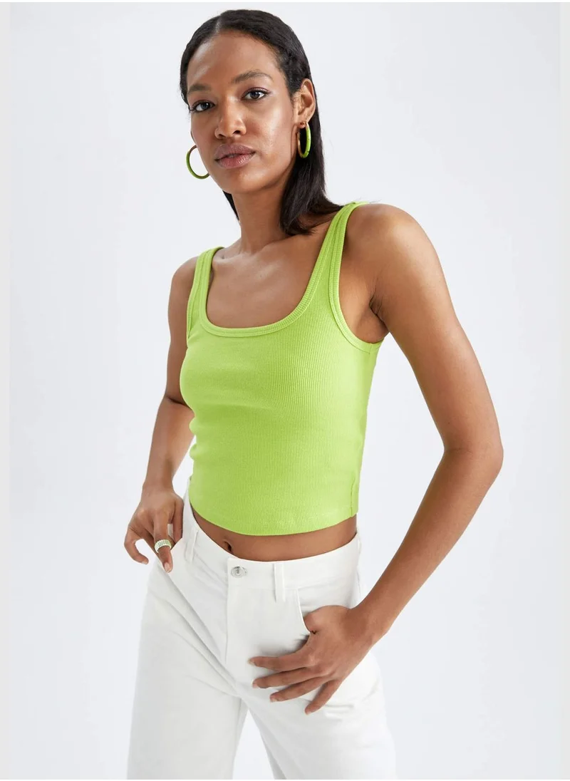 DeFacto Slim Fit Strappy Crop Vest