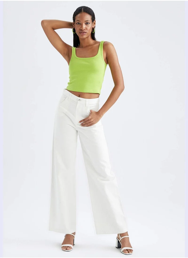 DeFacto Slim Fit Strappy Crop Vest