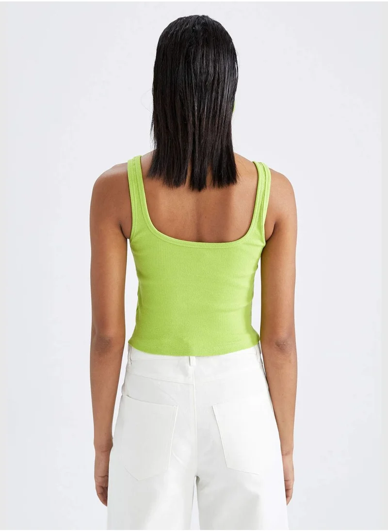 DeFacto Slim Fit Strappy Crop Vest