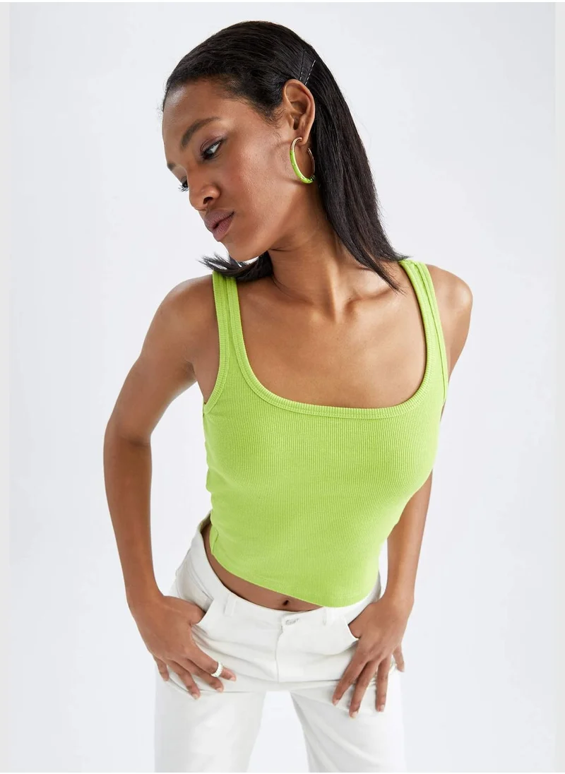 DeFacto Slim Fit Strappy Crop Vest