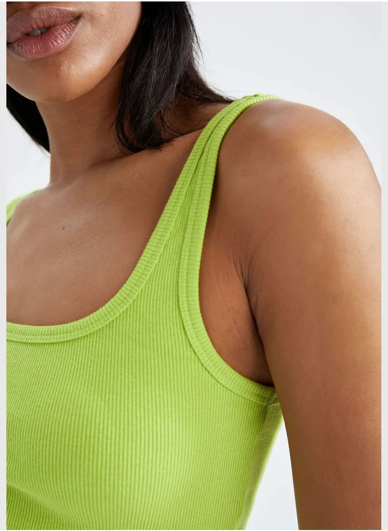 DeFacto Slim Fit Strappy Crop Vest