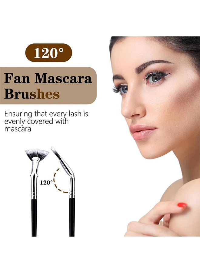 3Pcs زاوية الطي مرفوعة الفرشاة، أداة فصل الرموش 2024 فاصل رموش جديد فرشاة الماسكرا فرشاة الرموش فاصل المشط للفرش السفلي العلوي، مروحة الرموش، فرشاة الرموش، عصا الرموش - Image 5