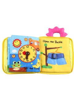 Generic Cartoon Baby Cloth Book 0-3 Years Old Tear Not To Rot Touch With Ring Paper Early Education Pop-up Book Baby Cloth Book Wholesale-Color:Cartoon Zipper Cloth Book  - Image 3