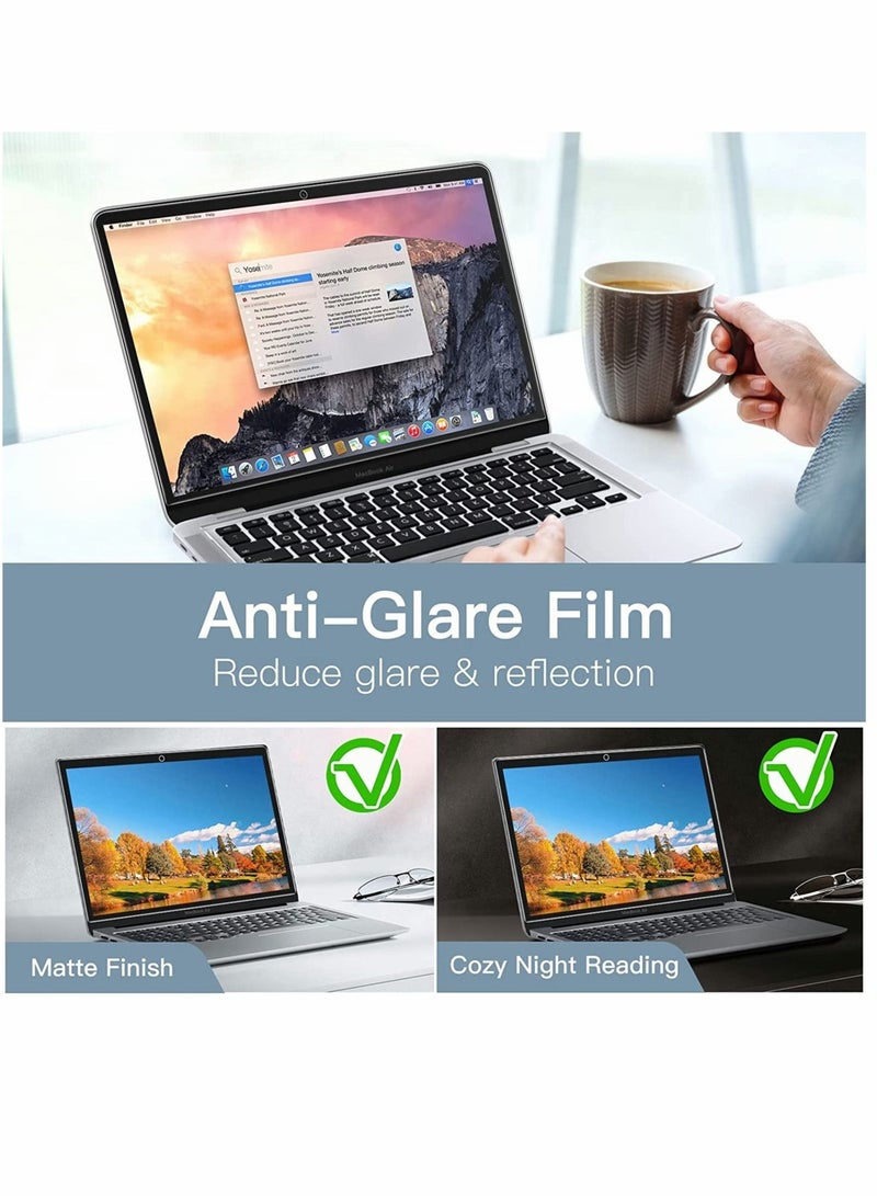 Screen Protector for MacBook Pro 13 Inch (2016 2022 M1 M2)  MacBook Air 13 Inch (2018 2020 M1) Anti Glare Film Matte Anti Fingerprint 4 Pack  - Image 2