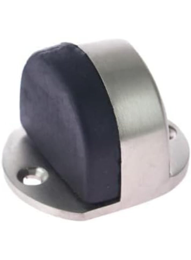 HASANAT ESSENTIALS Essentials Door Stopper Round Bumper Oval Solid Stop Down Bolt Rubber Absorbs shock Wide usage Cylindrical Half Round Oval Variations  - Image 2