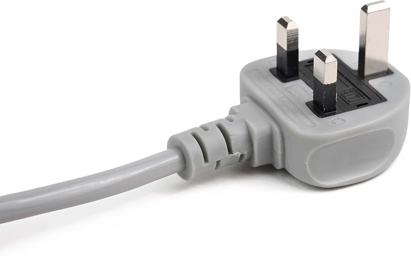 Teso 2M Heavy Duty Power Extension Cord - 3 Universal Sockets & 6 Fast USB Charging Ports - Black - Image 5