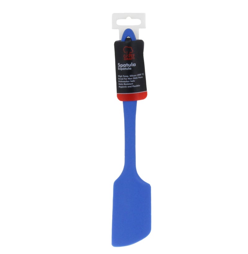 Chef Craft Premium Silicone Angled Spatula  11 inch  Blue - Image 2