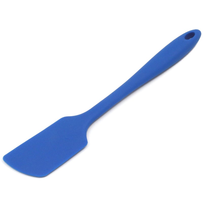 Chef Craft Premium Silicone Angled Spatula  11 inch  Blue - Image 1