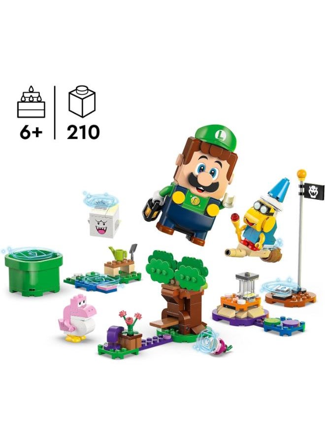 LEGO Adventures with Interactive Luigi Building Toy - 210 Pcs  - Image 3
