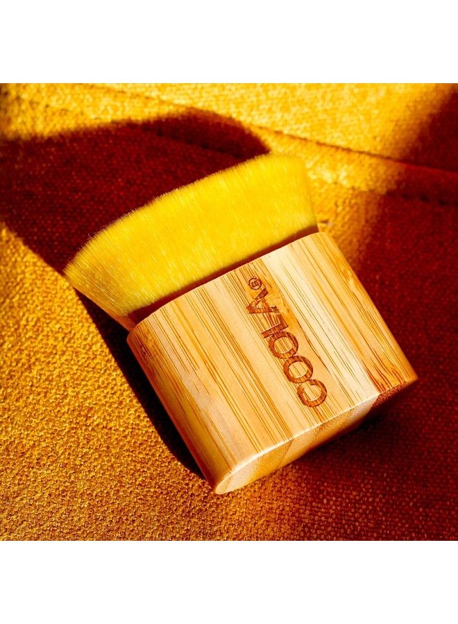 COOLA Sunless Self Tanner Kabuki Body Brush, Self Tan Applicator for Organic Sunless Tanning Lotion - Image 4