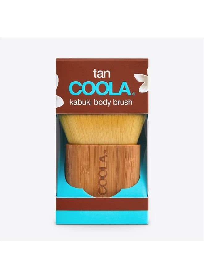 COOLA Sunless Self Tanner Kabuki Body Brush, Self Tan Applicator for Organic Sunless Tanning Lotion - Image 1
