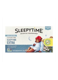 سيليستيال سيزونينجز شاي Sleepytime Extra Wellness Tea الخالي من الكافيين 20 كيس شاي 1.2 أونصة (35 جم)  - Image 1