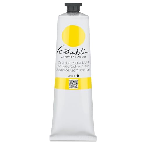 Gamblin Artist Oil Color - Cadmium Yellow Light - 150 ml Tube - Image 3