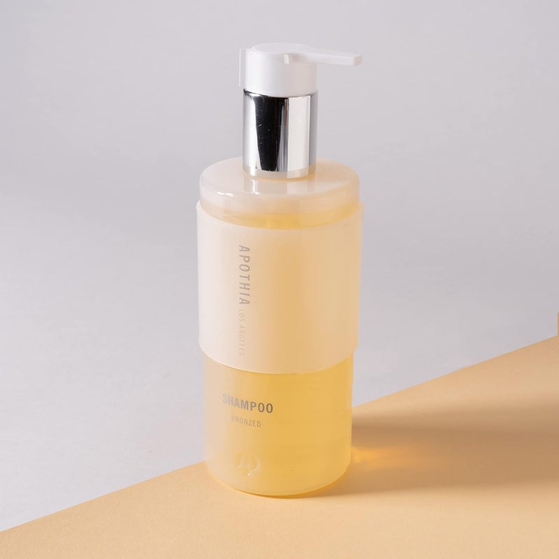 APOTHIA Bronzed Shampoo  Orange Blossom  Jasmine  Award Winning Gentle Scented Cleansing Shampoo with Naturally Derived Ingredients  For Men  Women  10 oz I Small Batches for Luxury Quality - Image 2