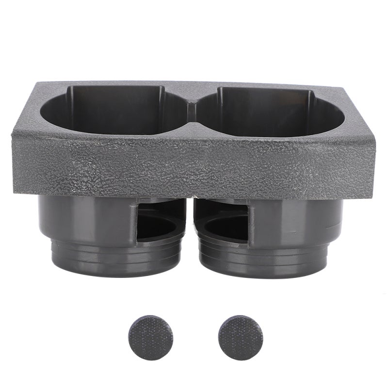 Centre Console Cup Holder Grey ABS For Nissan Patrol GU Y61 1997-2005 - Sturdy Bottle Organizer Cup Storage Stand For Car Front Console - Image 1