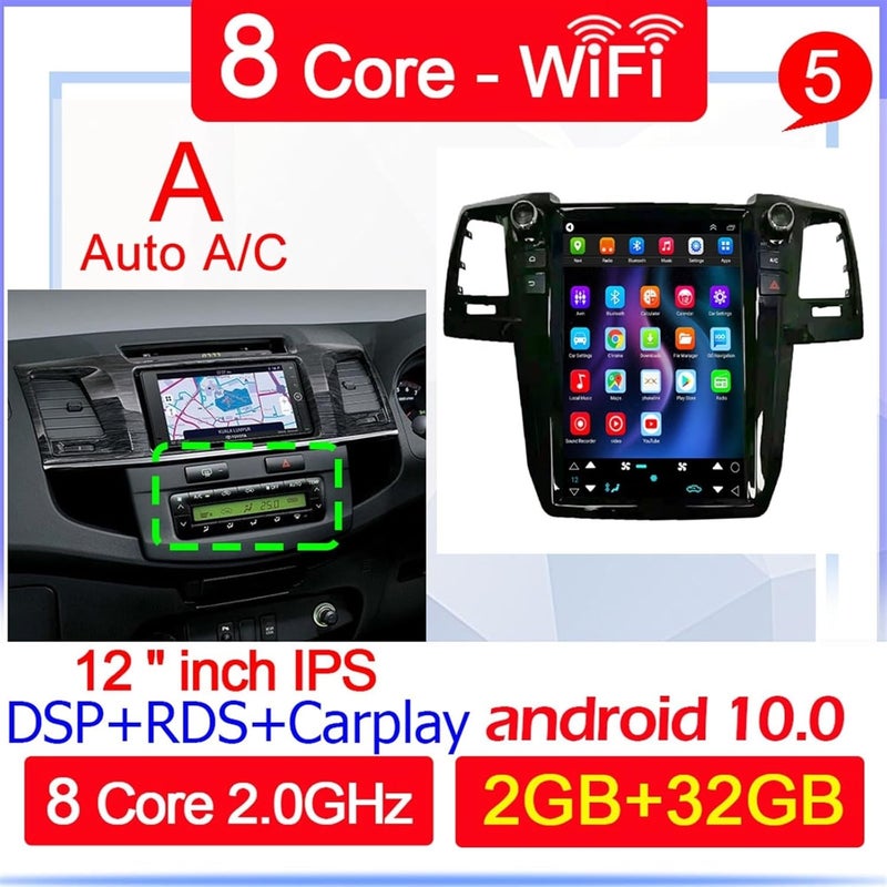 Wivplex Android Multimedia Player for Toyota Fortuner & Hilux - Image 2