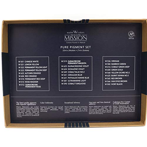 Mijello Mission Gold Class 26 Colors of The Pure Pigment Set MWC-1524P 15mlX24+2 Colors - Image 3
