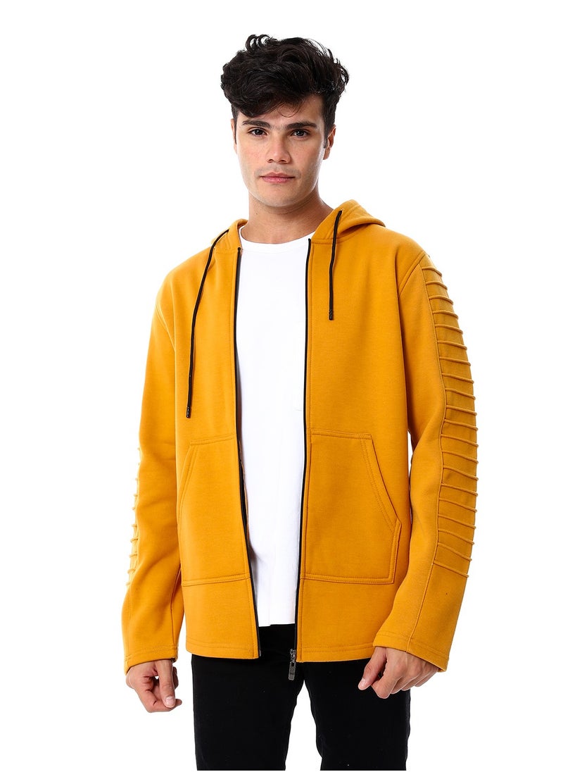 Caesar - Mens Front Pockets Zipped Hoodie - Image 1